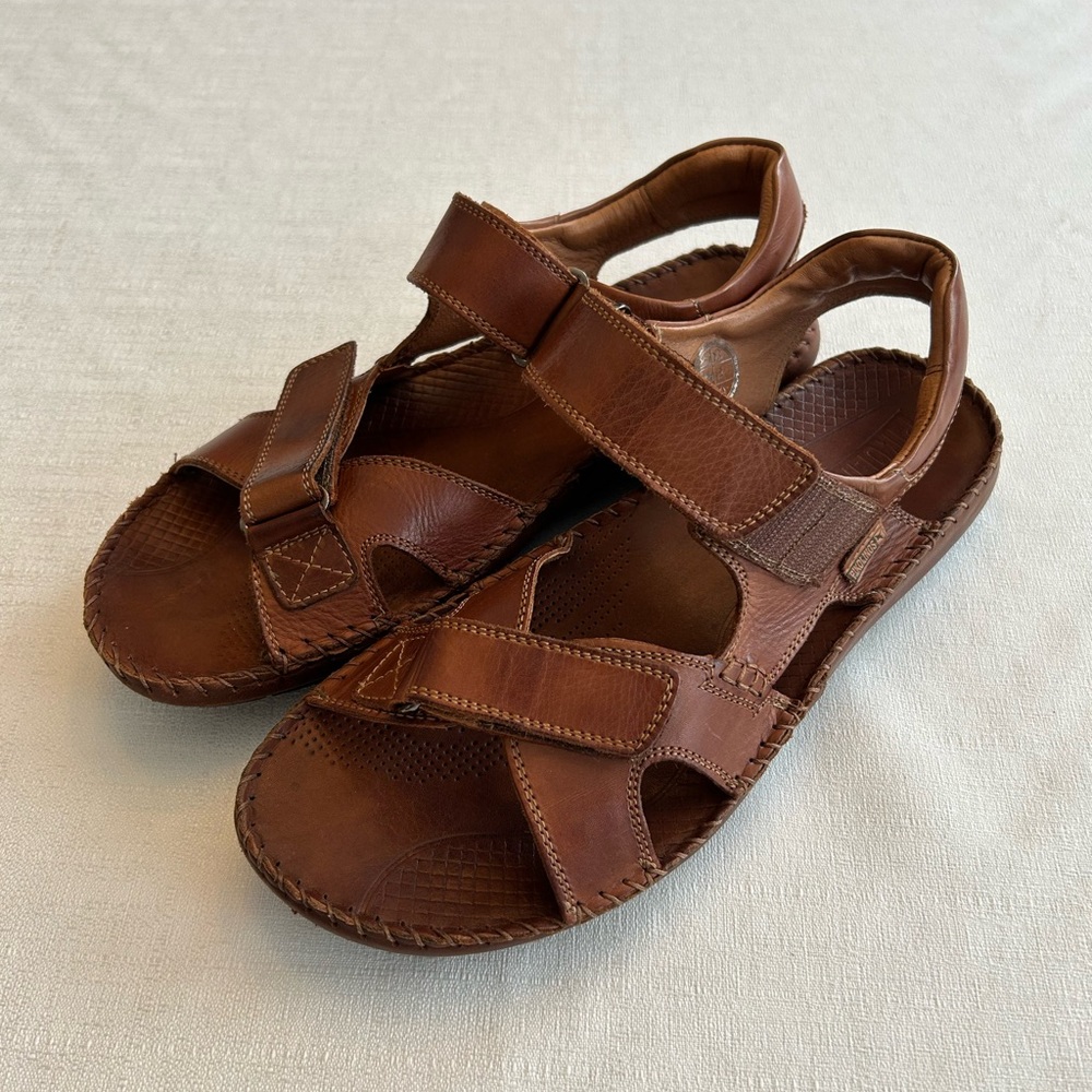 NWOT Pikolinos TARIFA O6J Flat Sandals Leather - Picture 15 of 16